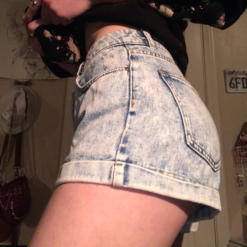 Faded denim pacsun  shorts